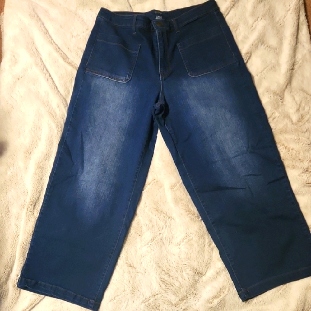 Energie Blue Flare & Wide Leg Jeans
